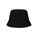 VA Stud Vegan Leather Bucket Hat / Black