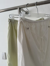 straight fit maxi skirt (cucumber green)