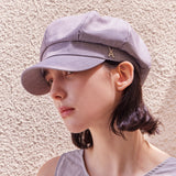 VA スタッドニュースボーイキャップ/グレー