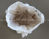 frill cotton big shoulder bag