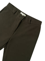Line capri pants_brown