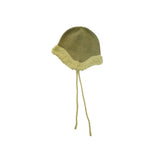 Furry Knit Trooper Hat (khaki)