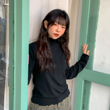 Lovmi Wave Half-Turtleneck T-Shirt 