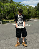 ポートナグランショートスリーブTシャツ(Black)