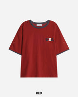 Border Crop Short Sleeve T