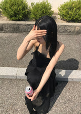 ホルタードレープワンピース