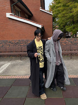 No.0983 wool 30 P line long COAT (3color)