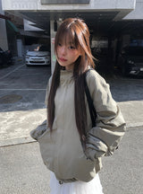 Cram Flap Pocket Cotton Bomber Jacket