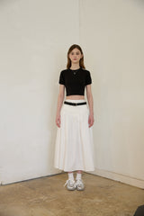 TIDY FLARE LONG SKIRT (2 COLORS)