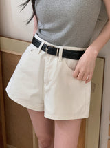 Daily Square Leather Belt (4color)