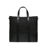Dual Top Canvas Tote Bag_Black