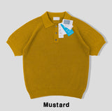 ベルナラインカラーニットショートスリーブTシャツ
