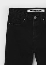 [B-DENIM] ヒーティングブラックブーツカット 047