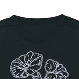 FMW フラワーグラフィック Tシャツ - ブラック