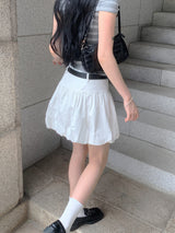 Cloud Puff Pumpkin Mini Balloon Skirt & Belt SET (2 colors)