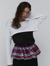 Check Tie Belt_Red