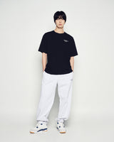 25FW BORDER LINE BASIC LOGO SHORT SLEEVE T-SHIRT BLACK