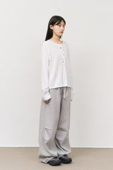 (W) Kou Button Top