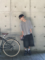  Avin Crop Waffle Short Sleeve T-Shirt 4C