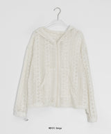 Ryoga Mesh Summer String Hood Zip-Up