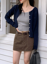 #AR Pendant Wool Raglan Knit Cardigan (8color)