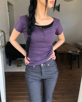 レムトコントラスト半袖Tシャツ
