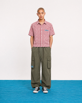 BLUE LABEL NYLON CARGO PANTS (KHAKI)