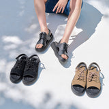 [255mm ~ 280mm] Oliver Lace-Up Velcro Sandal_S7545 (3Colors)