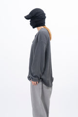 Luo Pigment Henley Neck Long Sleeve T-Shirt