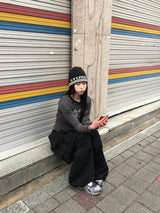 パンプキンワイドピンタックカーゴパンツ (4c)
