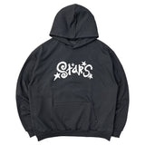 Star Embossed Hoodie Charcoal