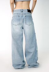 wing denim pants(2color)