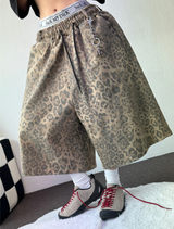 LEOPARD WASHING BELT BERMUDA 🐯🖤💛3COLOR