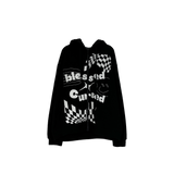 flag knitwear zip-up