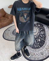 Dusk Eagle Washed Short Sleeve T-shirt