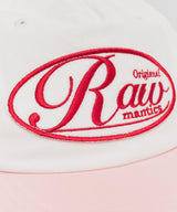 Logo Two-tone Flat Visor Cap Pink