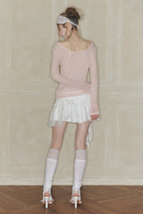 SWAN SKIRT white