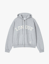 LONQUE HOOD ZIP-UP (GREY)