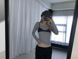 lingerie out tee(4 color) 
