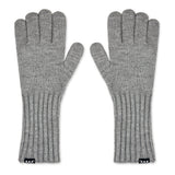 Fingerhole Touch Long Gloves