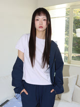 レタリングパフTシャツ (LIGHT PINK)