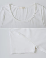 ソフトモダールベーシック半袖Tシャツ (6color)