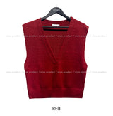 [U-BAISC] Jay Over V-neck Knit Vest
