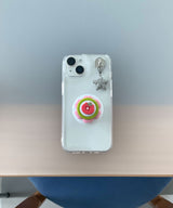 Button Layered Tok_03 phone grip holder
