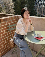 Refun frill blouse