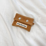 【MADE】コーデュロイミニカードウォレット