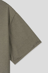 リザルブストライプ半袖T (4 Colors)