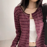Linet Striped Button Cardigan (4 colors)