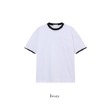 ノアポケットリンガーショートスリーブTシャツ