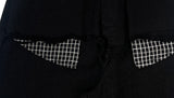 Flick Check Wide Cotton Balloon Pants